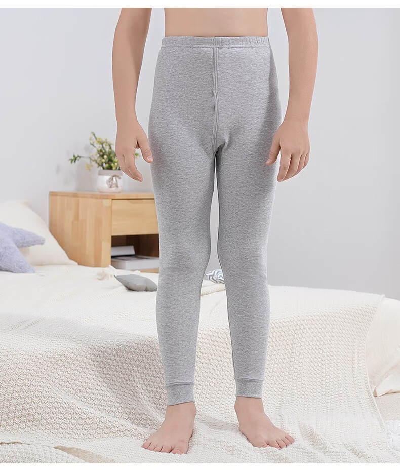 男孩小学生男童秋衣秋裤2件装2件装海滨蓝深蓝170身高165170cm体重90