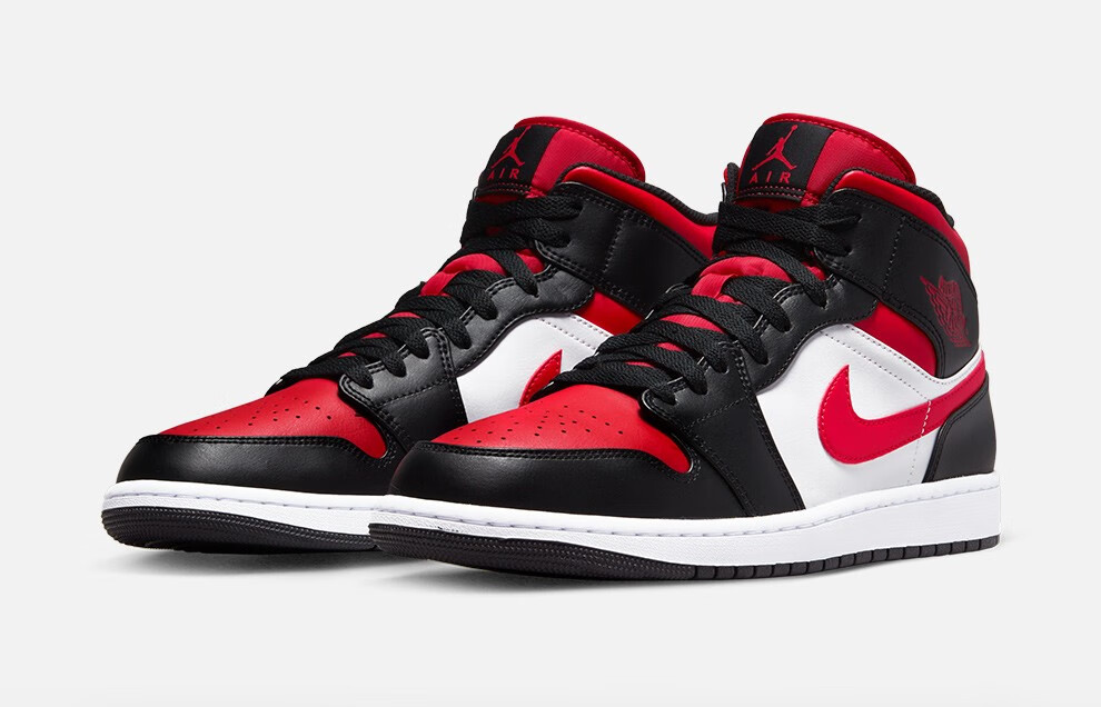 air jordan 1 mid aj1 男子运动鞋时尚轻盈板鞋 554724-079 46【图片