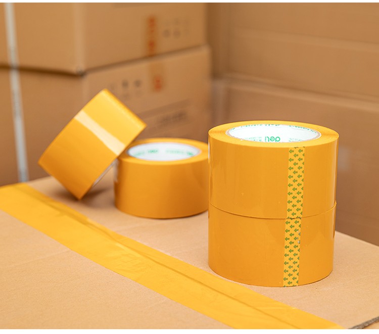 得力(deli) 得力办公文具胶条米黄封箱胶带30359 60*100y 单卷