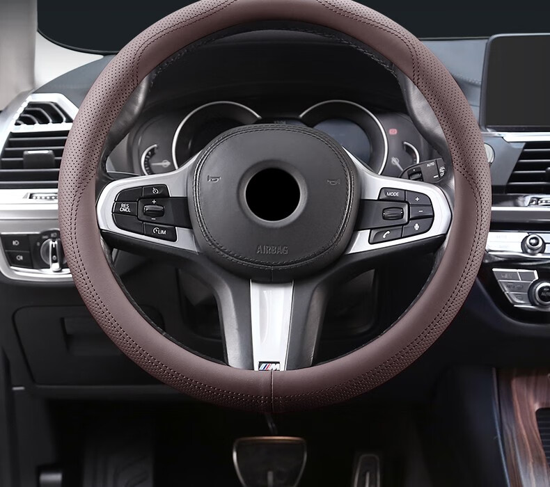 汽车方向盘套真皮把套纳帕皮方向盘皮套超薄四季通用真牛皮夏季冬季