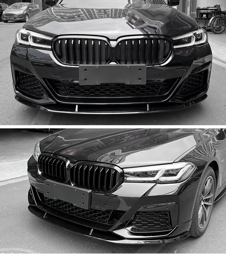 宝马新5系g30g38新6gtg32中网改装黑色525/530li满天星碳纤维进气格栅
