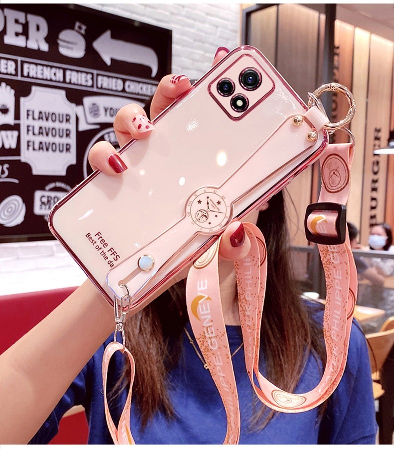 领妙vivoy52s手机壳全包镜头可斜挎iqoou3x外壳硅胶防摔vivo y31s 5g