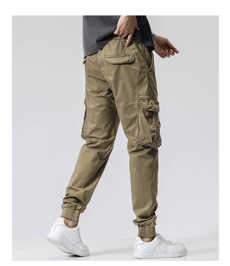 jeep吉普工装裤男夏季2022新款时尚百搭大码休闲裤男潮流宽松束脚裤