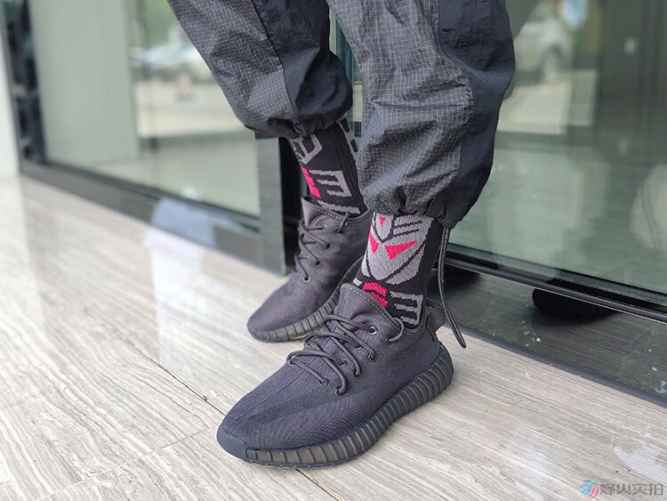 烽火adidas yeezy 350v2 mono black 全透黑天使 椰子跑鞋 gx3791 gx