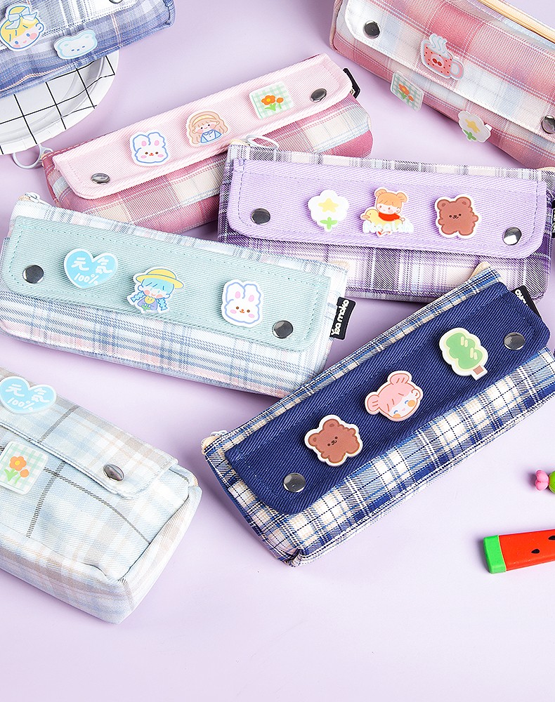 日系jk笔袋高颜值ins风文具袋小学生可爱大容量铅笔盒魔法学院少女心