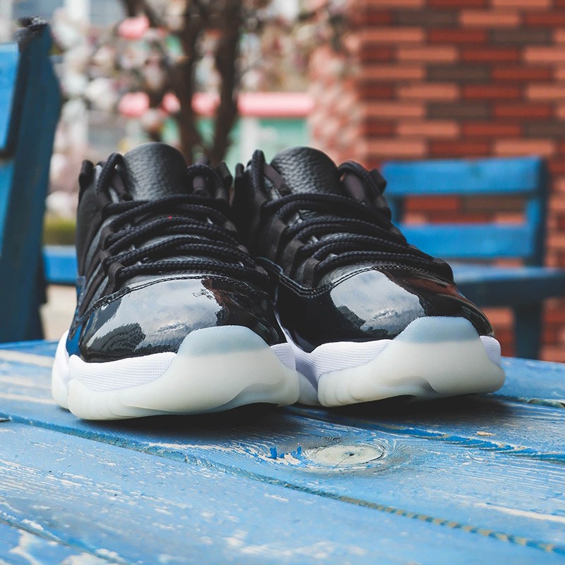 nike耐克 air jordan 11 low aj11黑色大魔王复古篮球鞋av2187-001 av
