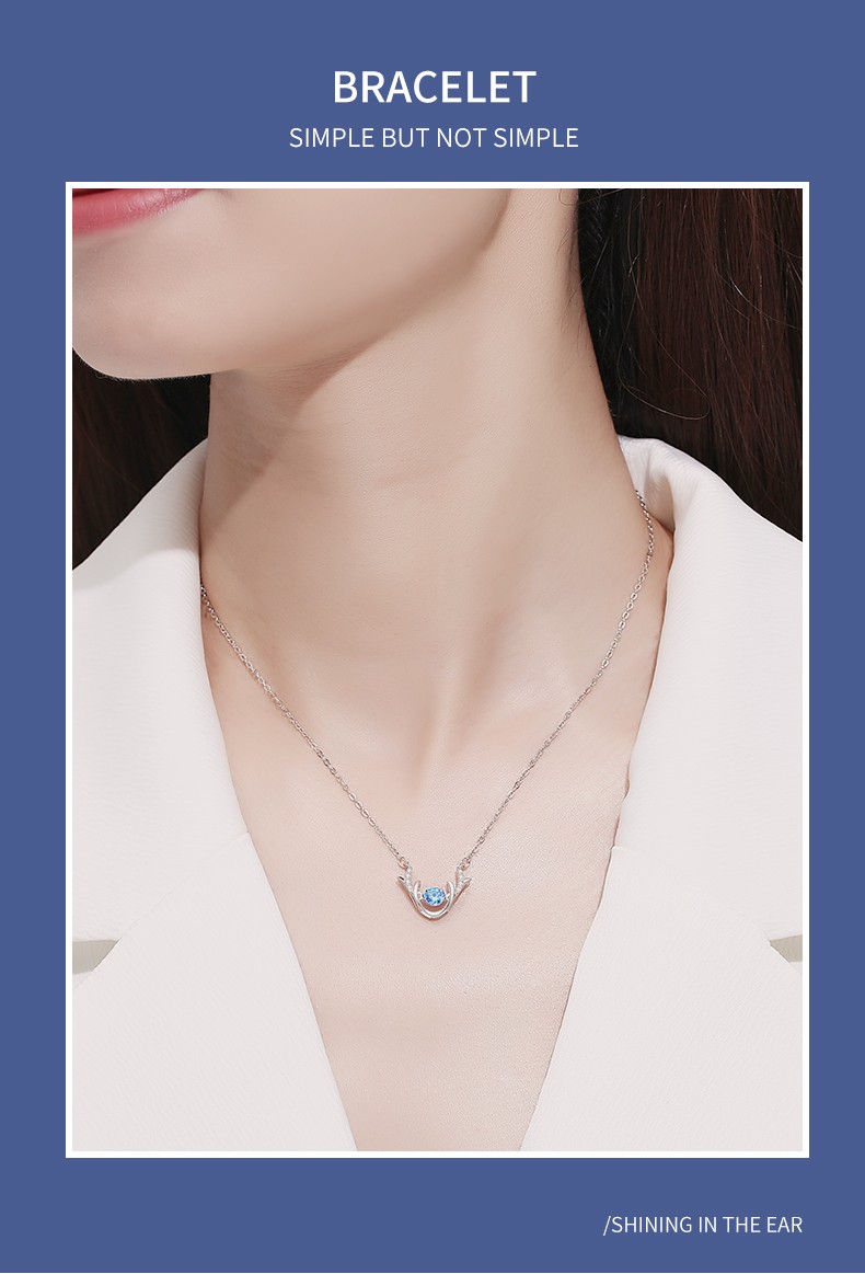 瑞德罗曼一鹿有你项链女新年礼物送女友送老婆生日礼物周年纪念日礼物