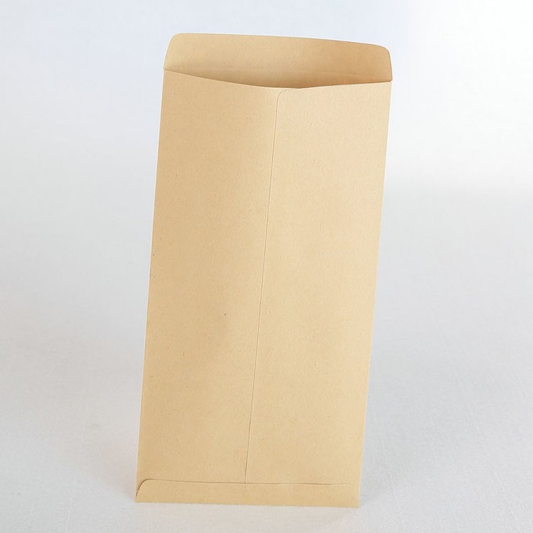 兰衍 空白信封 牛皮纸白色信封a4无字纸质文件袋 牛皮空白信封 6号(23