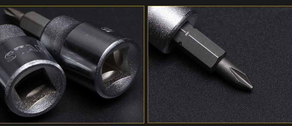 史丹利stanley旋具套筒10mm系列中飞快速扳手旋具头套筒批头一字35mm