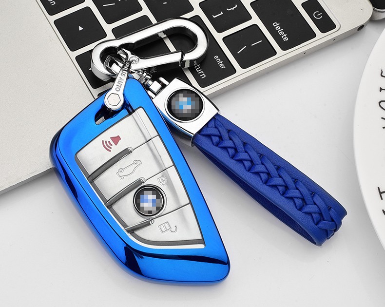 佐膀适用于2021款宝马x3钥匙套x1全包x2男士专用新款1系2系扣车透明