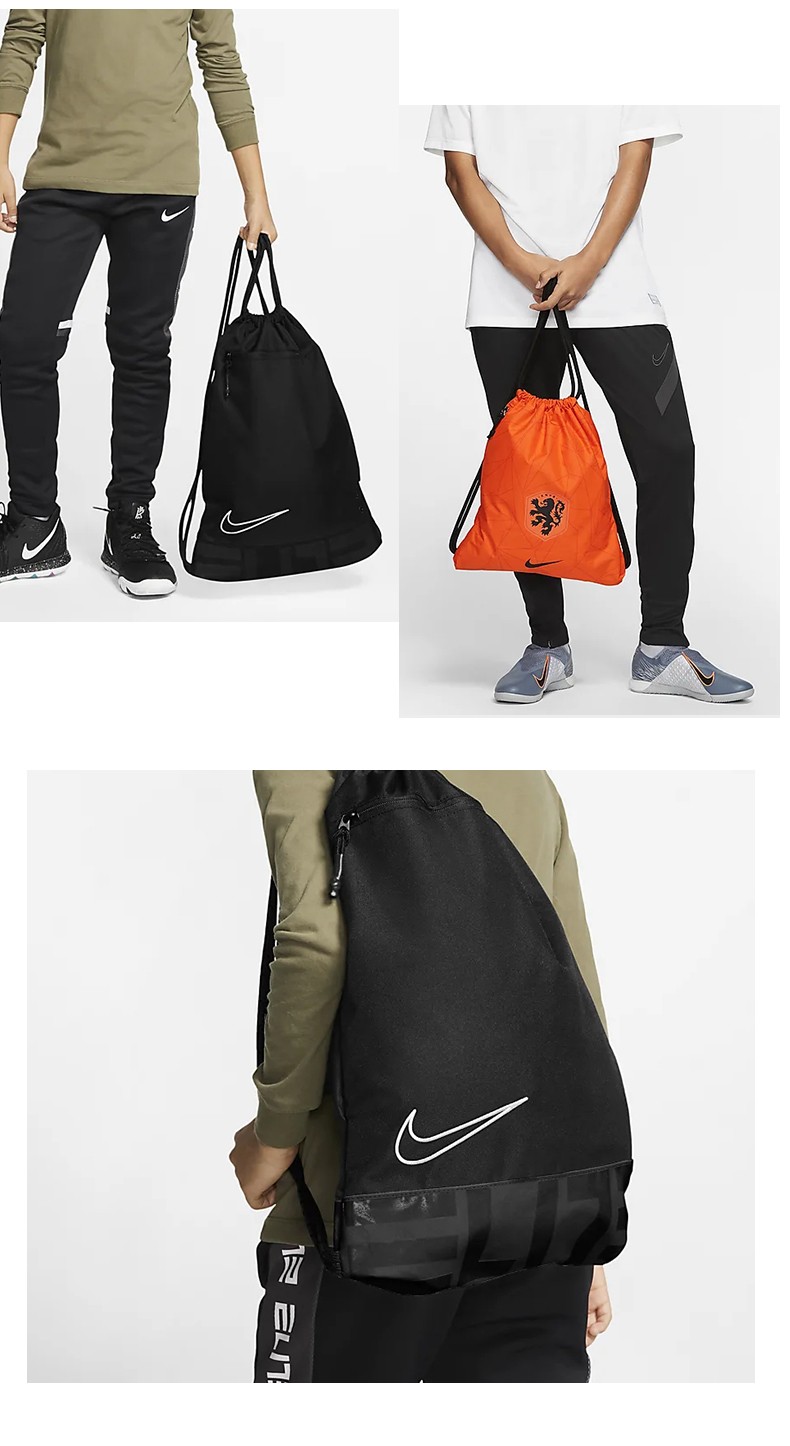 nike耐克抽绳袋束口袋男包女包足球鞋袋 收纳袋背包运动休闲训练健身