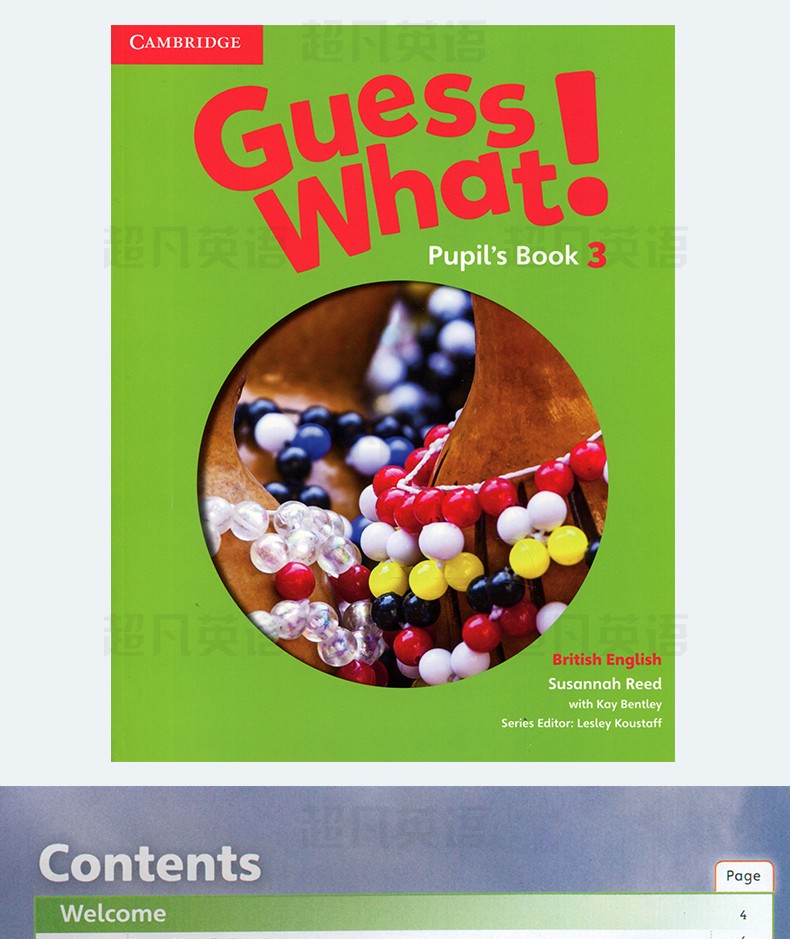 进口原版 剑桥出版社 剑桥少儿英语 guess what 英音版 cambridge