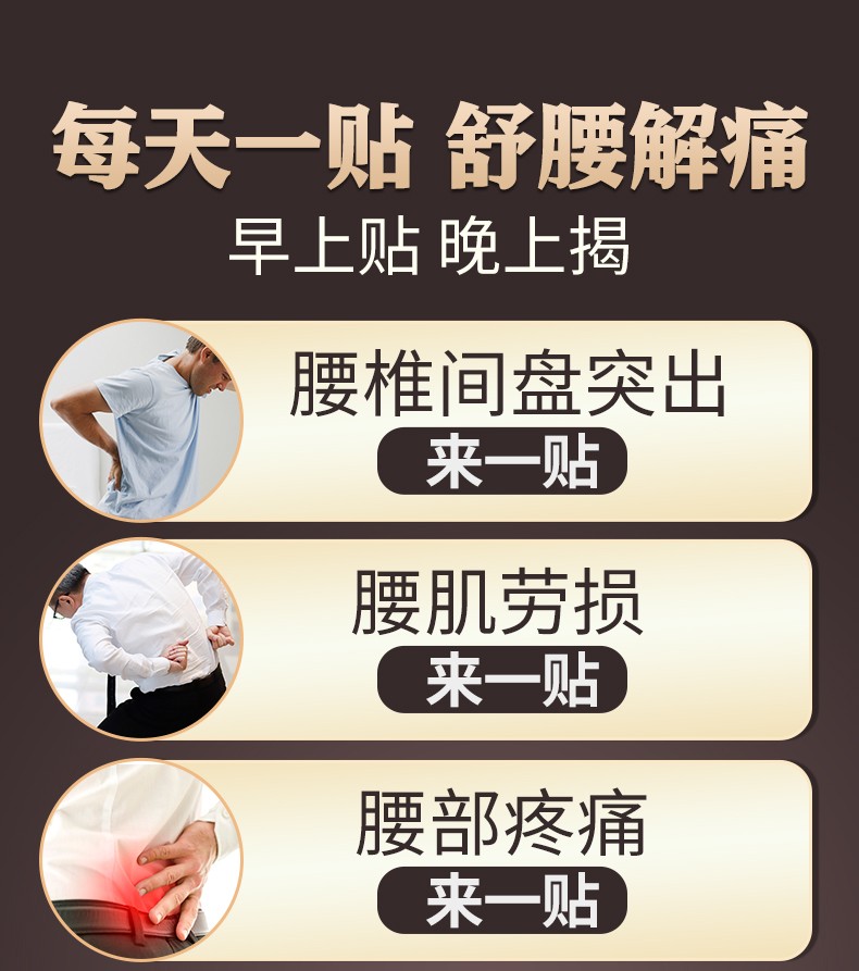 祖医堂腰椎热敷贴腰椎间盘突出腰肌劳损每天一贴812小时热敷李时珍