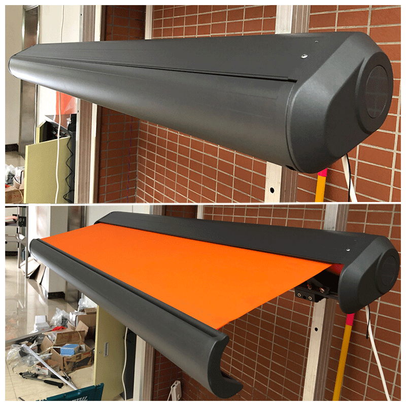 全盒伸缩雨棚遮阳棚别墅庭院智能电动遥控帐篷阳台防晒遮雨蓬雨搭