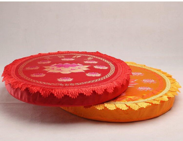 盛凡拜佛拜垫蒲团跪垫磕头软垫打坐禅修垫寺庙佛堂用品轻便防滑高弹