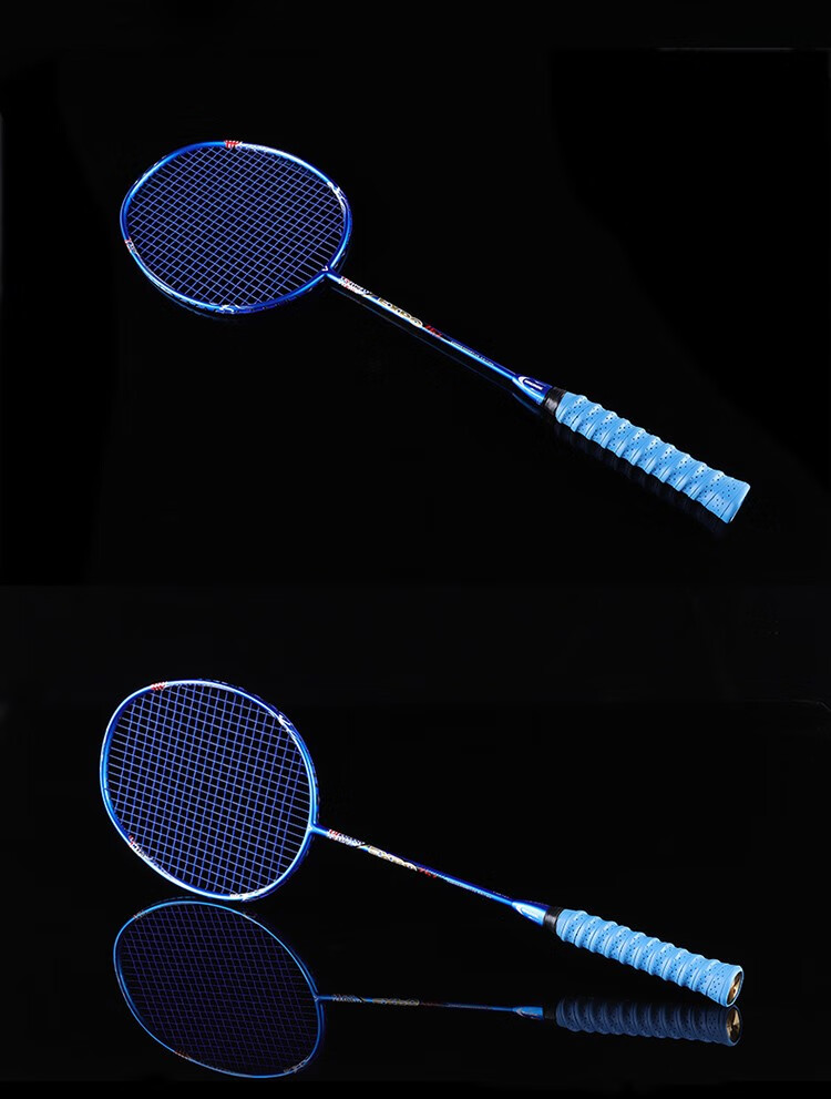 宏胜hongsheng羽毛球拍单拍双拍耐用型全碳素超轻单成人耐打专业家庭