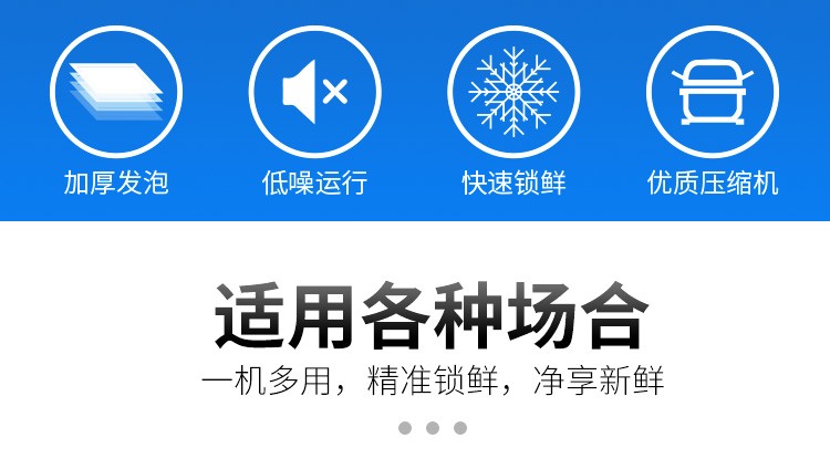 穗凌suiling商用冰柜卧式冷柜单温冷藏冷冻可转换平面玻璃门冰淇淋柜