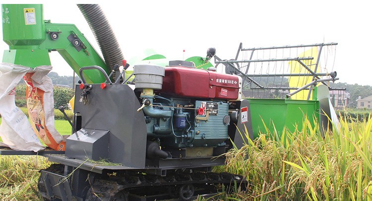 全自动农用联合小型稻谷农机水田微型小麦大型山地水稻收割机08经典款
