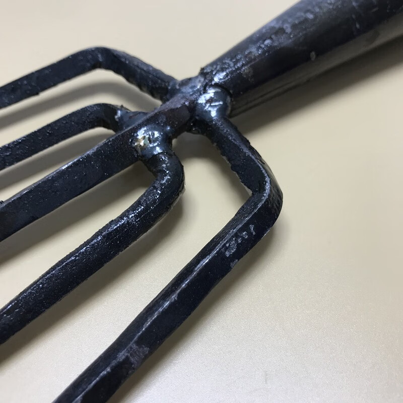 简迪森jilldeson渔叉头多功能锻打渔叉四齿实心老式铁手工大倒刺渔