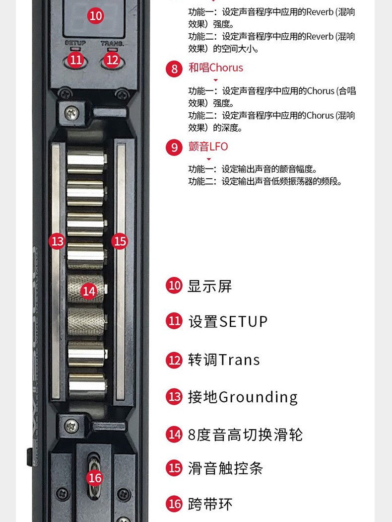 akaiprofessional雅佳电吹管ewi5000soloc电子萨克斯百种乐器音色集成
