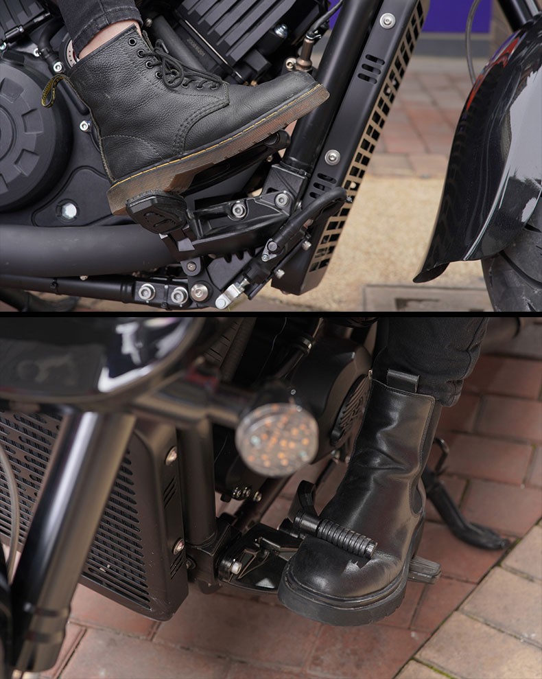 香帅睿龙800重机摩托车巡航舒适骑行皮带传动哑银黑