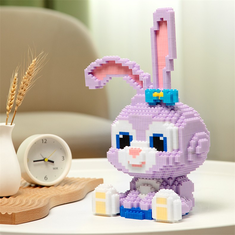 兼容乐高小颗粒大号星黛露微积木手工diy拼装成人高难度益智拼装创意