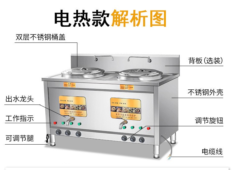 万金高效节能煮面炉图片