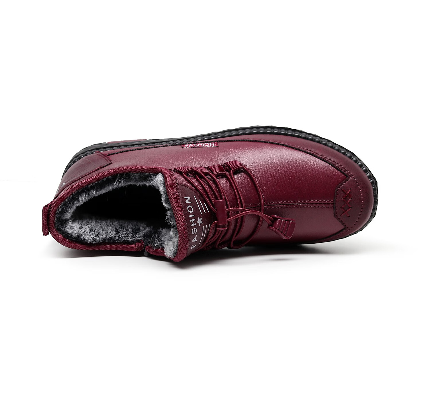 金左脚冬季老北京布鞋女棉鞋加绒保暖防滑假系带中老年人舒适妈妈鞋