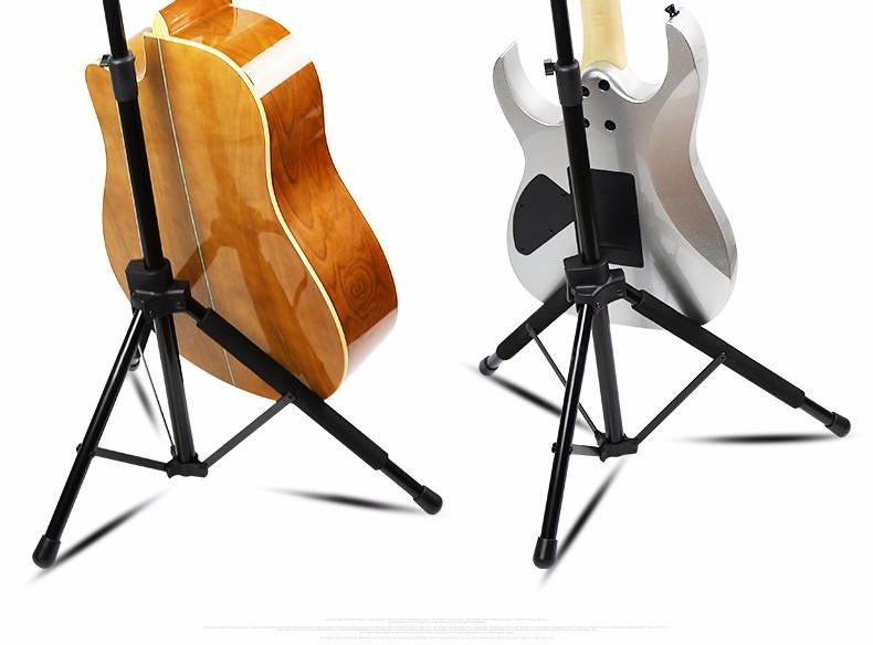 吉他架立式挂支架电吉他放置架民谣吉他尤克里里贝斯家用落地架子伯尔