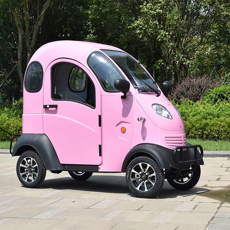 迷你凯一路k3全封闭电动车四轮车成人家用电动代步车接送孩子代步车可