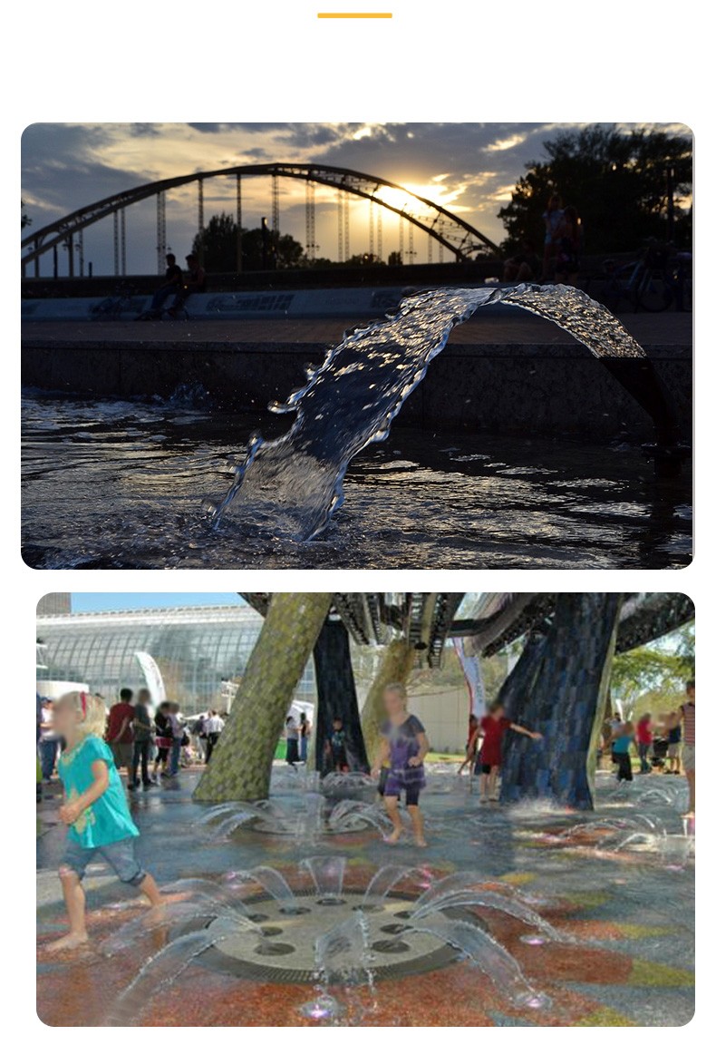 万向可调扇形喷头庭院假山公园景观喷泉喷头水池扁嘴喷头46分1寸46分