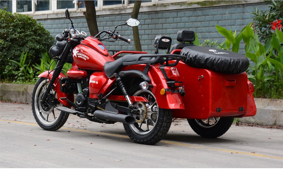 赛摩边三轮摩托车宗申动力水冷300cc复古太子汽油偏三轮侧三轮侉子