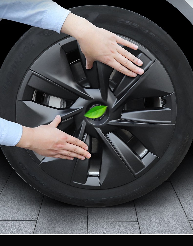 19寸全包边轮毂盖罩升级款全覆盖成品轮毂圈保护罩螺丝帽装饰改装配件