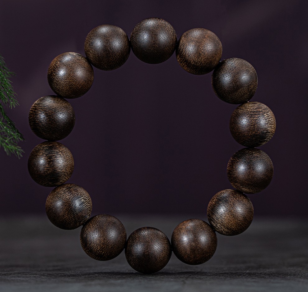 木醉白奇楠沉香文玩手串男佛珠念珠正区海南老料沉水级10级香韵典藏级