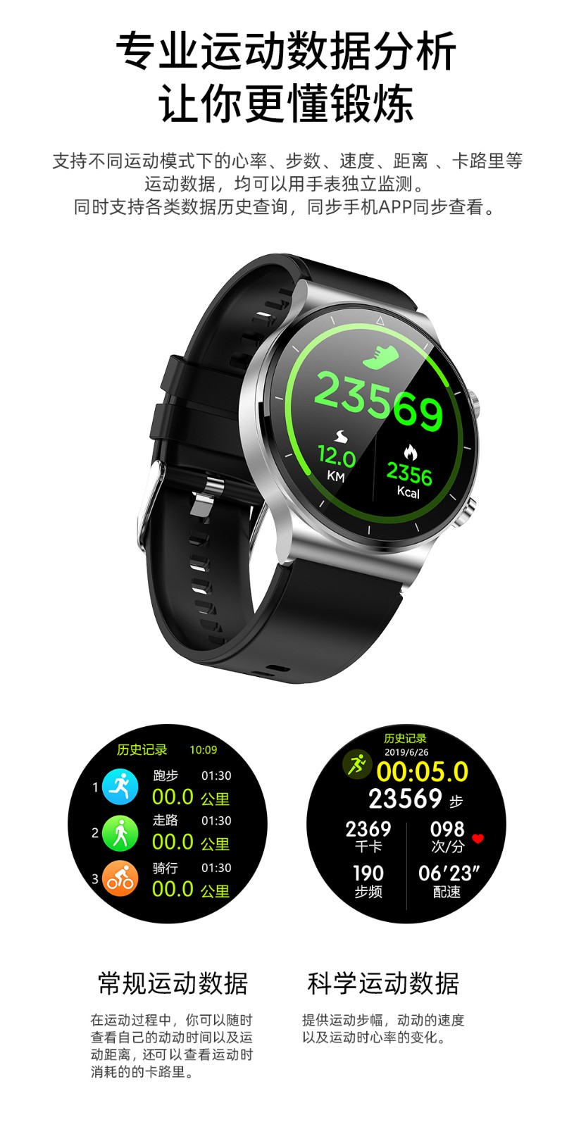 hulangwatchm2pro华为小米苹果通用智能手表蓝牙通话旋转按钮心率自