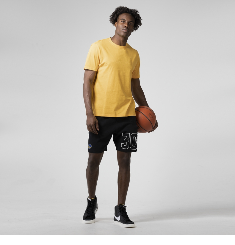nba勇士队库里短裤跳跃系列篮球运动潮流休闲百搭时尚舒适针织短裤