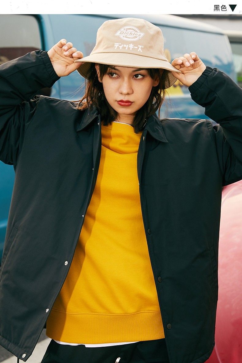 棉服 男女同款后背logo印花充棉教练夹克 秋新品棉服厚外套女dk008132