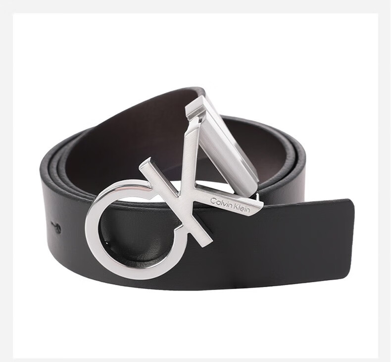 凯文克莱(calvin klein)ck男士腰带男士休闲皮带 10795 黑色 100