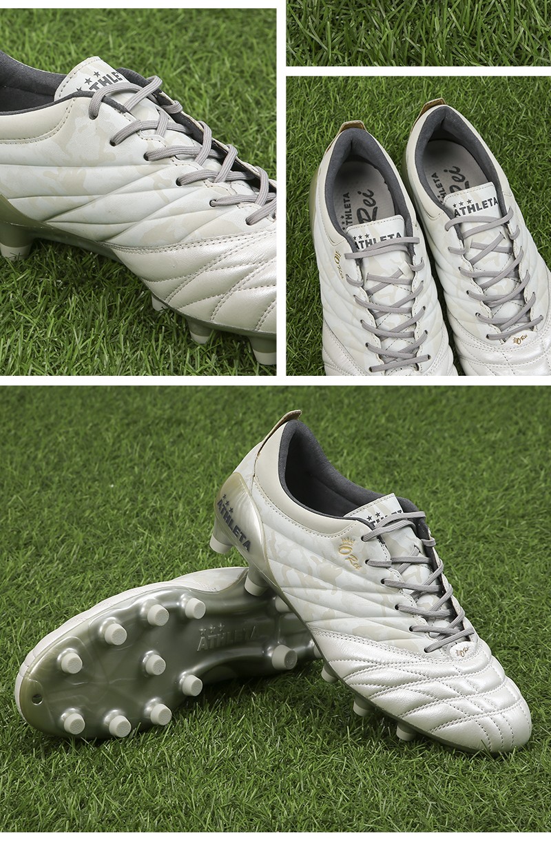 athleta阿仕利塔足球鞋fg长钉袋鼠皮次高端天然草男子比赛训练球鞋男