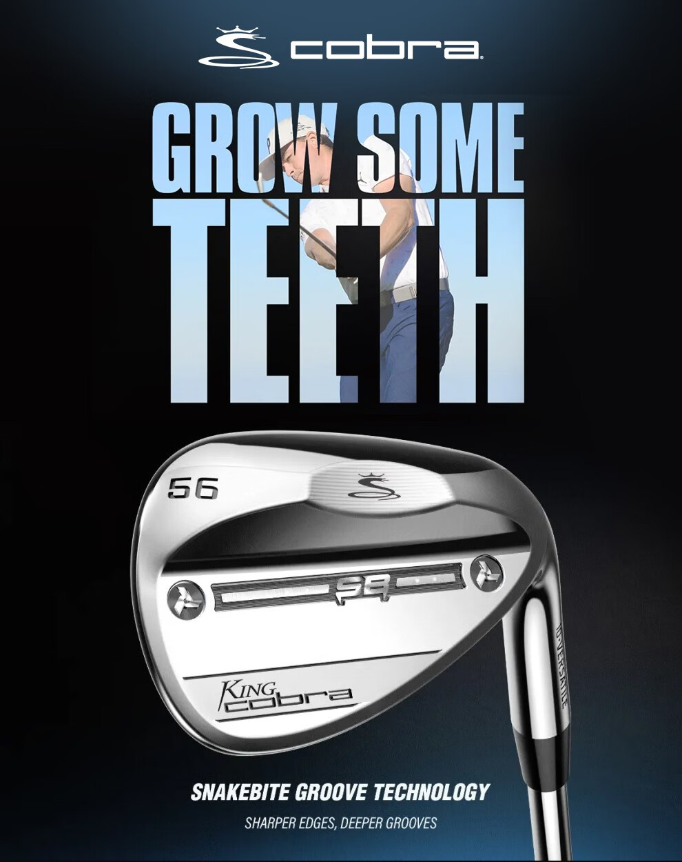 kingcobra蛇王高尔夫球杆男士挖起杆眼镜蛇沙坑杆切杆56度