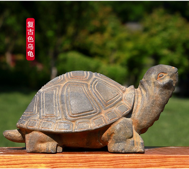 创古琪通石雕乌龟青石乌龟天然石头雕刻乌龟仿古景观庭院鱼缸乌龟摆件