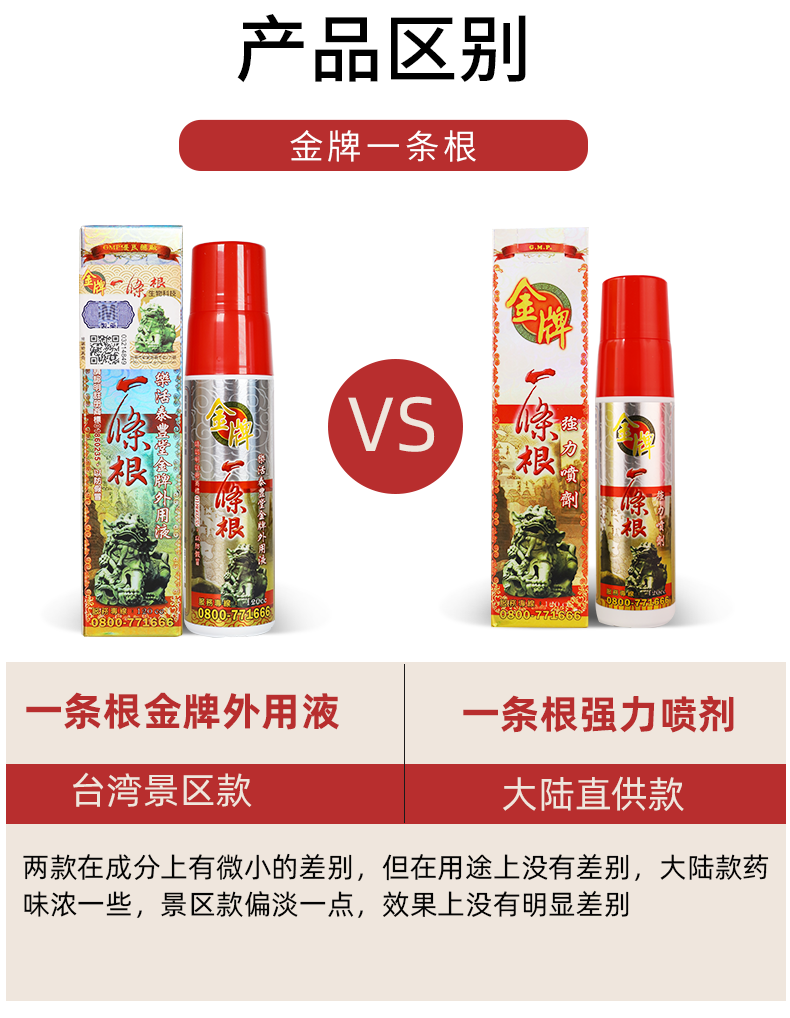 【香港直邮】金牌一条根颈椎贴金门一条根筋骨贴台湾一根筋肩周炎腰椎
