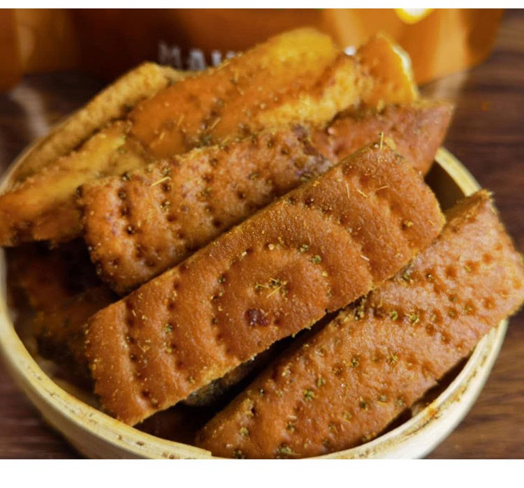 伊犁馆新疆手工馕块香酥脆爽香辣味孜然味2中口味新疆特产128g袋香辣