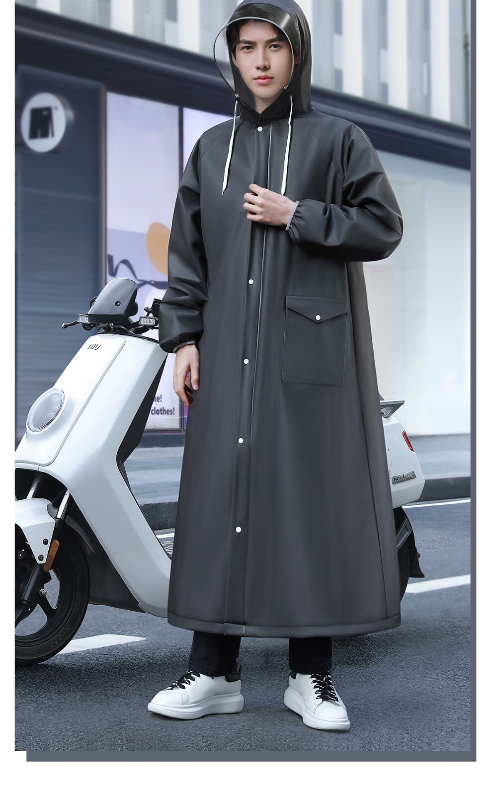 备美(beimei) 雨衣男款备美长款全身防暴雨电动电瓶车自行车女成人