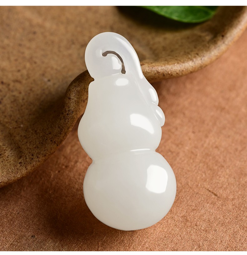 玉等我和田玉葫芦吊坠羊脂白玉福禄双全玉坠青玉玉佩烟紫玉挂件项链