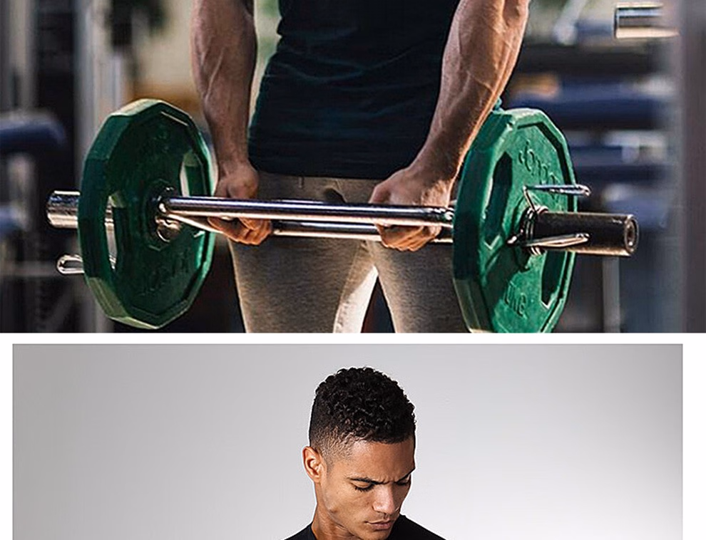 Muscle Fitness Brothers Summer Sleeveless Sports Vest, Men's Quick Dry Running Training Elastic Breathable Tights_viptrois.com