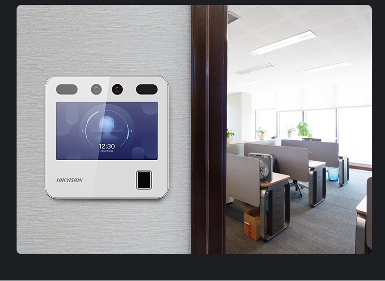 海康威视(hikvision)a10人脸识别考勤机指纹打卡机公司企业员工面部