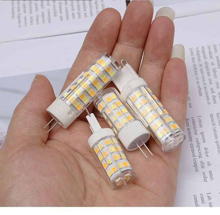led灯泡高亮节能灯珠二针插脚小灯泡玉米灯泡g9灯珠水晶吊灯卤素灯珠