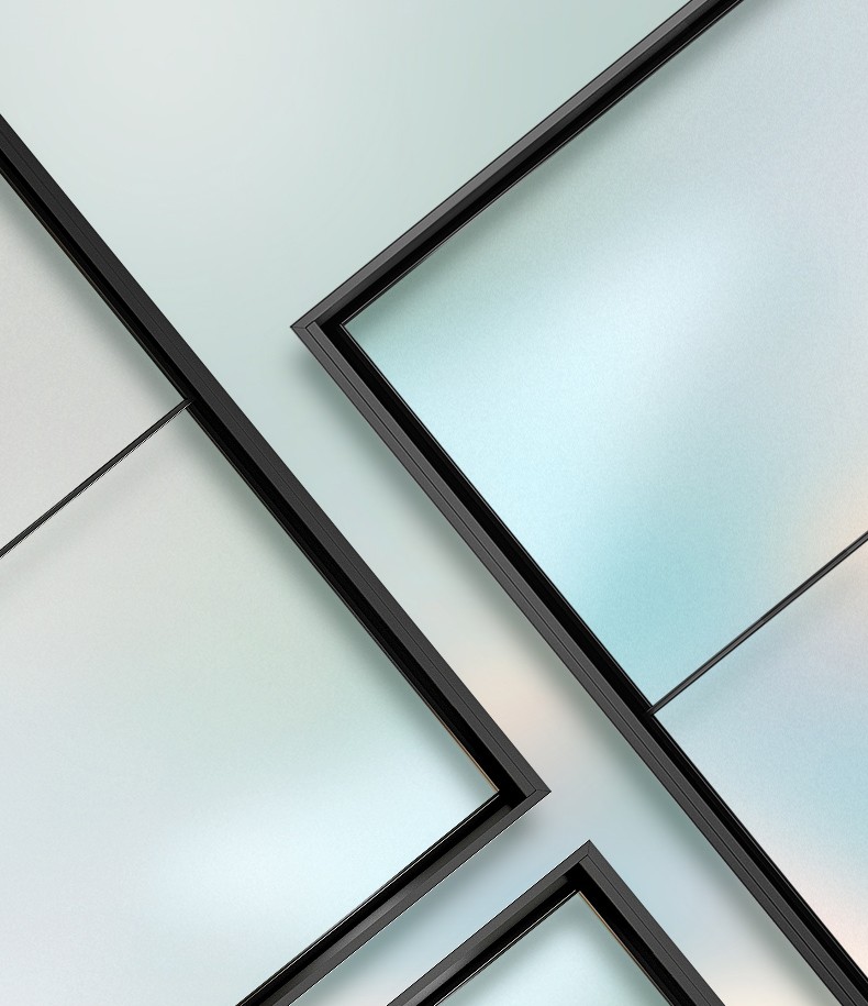 欧铂尼门窗系统钛镁铝合金边框钢化玻璃双移门厨卫门奈斯ssd148断桥两