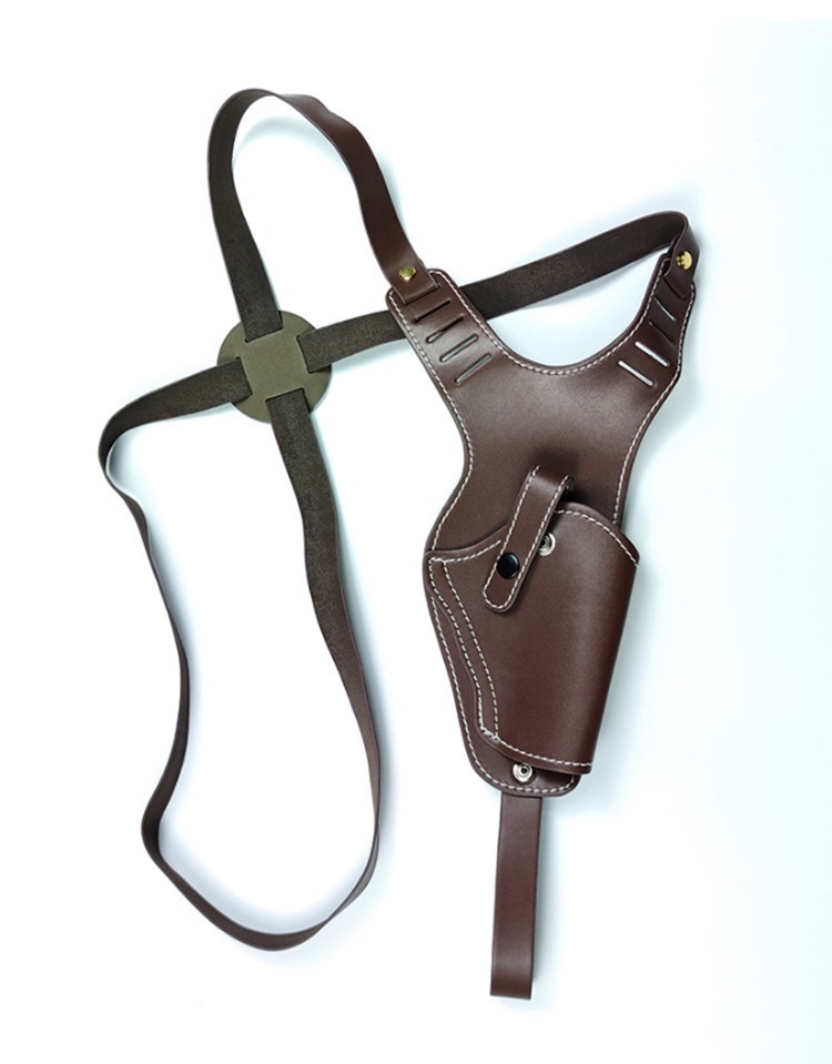 雪峰狐glcok通用腋下枪套单肩挎式双肩背带隐藏牛皮g1892gg171911p1